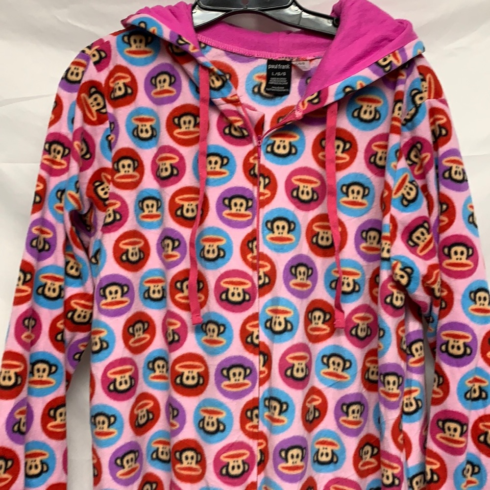 Paul Frank Monkey Onsie With Feet Size Large
